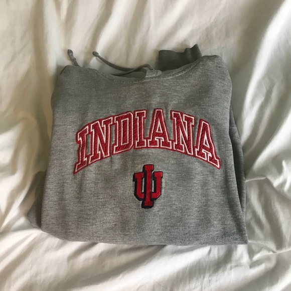 Vintage Indiana IU Hoodie Sweatshirt - Picture 1 of 4